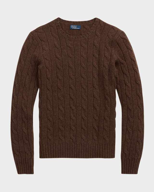 Cable-Knit Cashmere Sweater